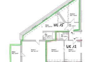 Attraktive 2-Dachgeschoss-Zimmer-Wohnung mit Balkon in Erfurt/Löbervorstadt – Die vollständige Adresse der Immobilie erhältst du vom Anbieter., 99096 Löbervorstadt, Erfurt – Vorschaubild 14
