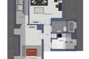 Bezugsfreie und sanierte Dachgeschosswohnung in Oldenburg/Osternburg! – Die vollständige Adresse der Immobilie erhältst du vom Anbieter., 26135 Osternburg, Oldenburg (Oldenburg) – Vorschaubild 2