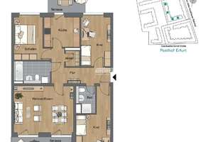 antaris Immobilien GmbH **Mehr als nur vier Wände: Ihr neues Zuhause mit Terrasse & 2 Bädern** – Die vollständige Adresse der Immobilie erhältst du vom Anbieter., 99085 Krämpfervorstadt, Erfurt – Vorschaubild 10