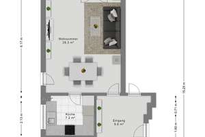 Attraktive 3-Zimmer-Wohnung mit Balkon in verkehrsgünstiger Lage – Die vollständige Adresse der Immobilie erhältst du vom Anbieter., 40489 Wittlaer, Düsseldorf – Vorschaubild 13