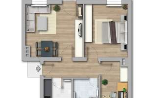 Drei Zimmer mit großem Balkon...! – Mittelfeldstraße 58, 6862 Roßlau, Dessau-Roßlau – Vorschaubild 8