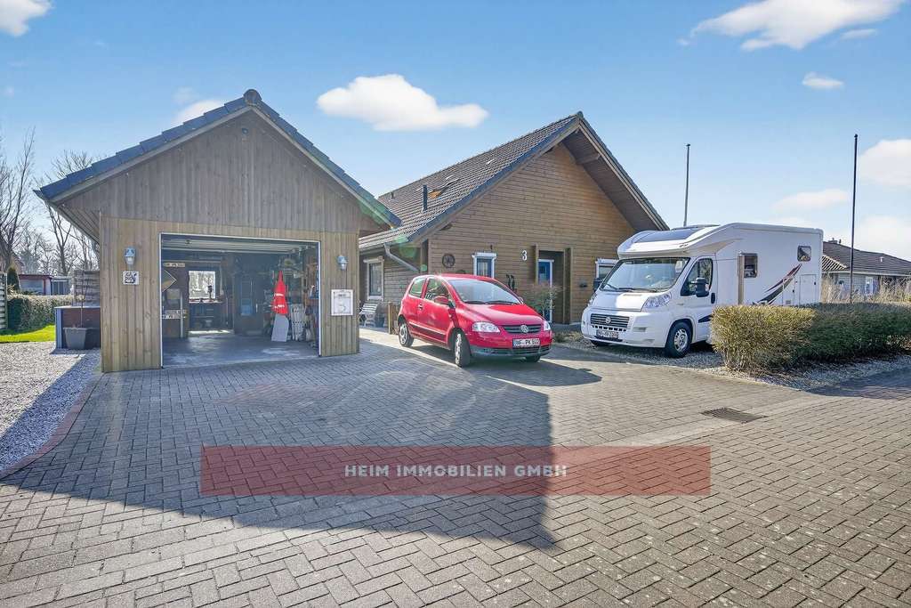 Immobilie in Humptrup - Blockbohlenhaus vor Sylt in ruhiger Lage - Bild 0