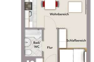 Kompakte 1-Zimmer-Wohnung mit Außenstellplatz und Gestaltungspotenzial – Die vollständige Adresse der Immobilie erhältst du vom Anbieter., 68794 Oberhausen-Rheinhausen – Vorschaubild 12