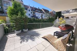 * Bachstrasse * Attraktive Hochparterrewohnung mit EBK und ca. 30 m² großer Südterrasse – Bachstr.  55 B, 76185 Mühlburg, Karlsruhe – Vorschaubild 2