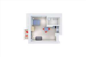 Neubau | Moderne 1 Zimmer-Wohnung – *Erstbezug ab 01.09.2026* - WE 55 – Friedrich-Voigtländer-Str. 46, 38104 Wabe-Schunter-Beberbach, Braunschweig – Vorschaubild 5