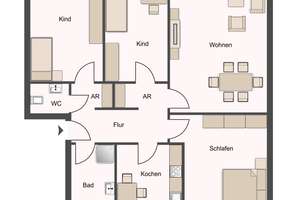Erbpacht / gut geschnittene 4-Zimmer-Wohnung-Whg. in Moosach – Die vollständige Adresse der Immobilie erhältst du vom Anbieter., 80993 Alt-Moosach, München – Vorschaubild 19