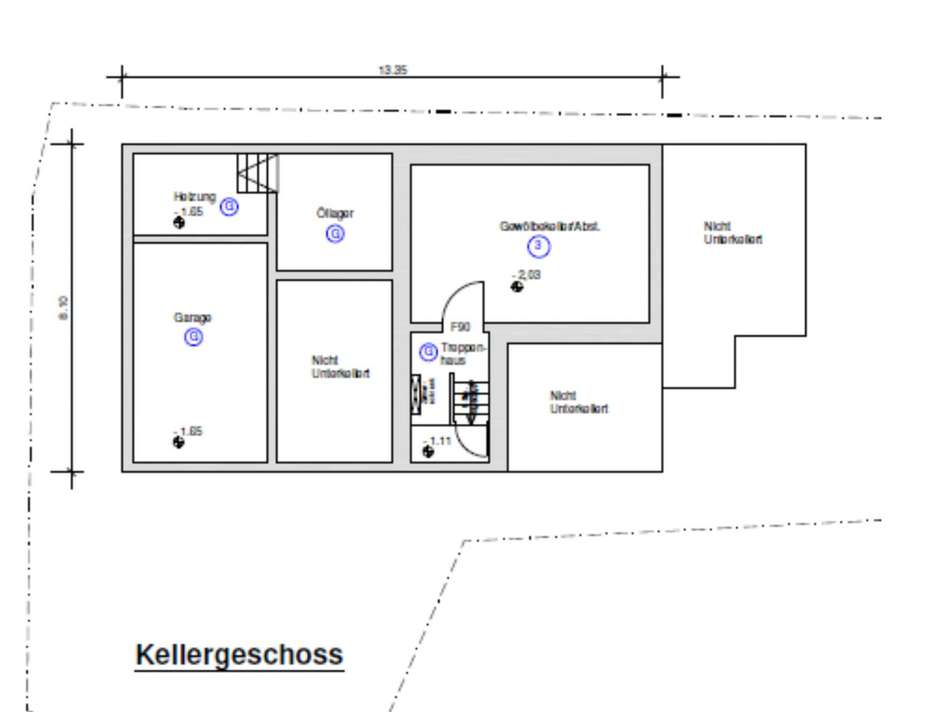 Grundriss Keller