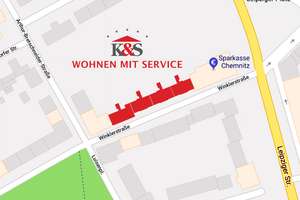 1-Zimmer-Apartment mit Südbalkon im Wohnen mit Service I NK inkl. – Winklerstraße 3-9, 9113 Schloßchemnitz, Chemnitz – Vorschaubild 8