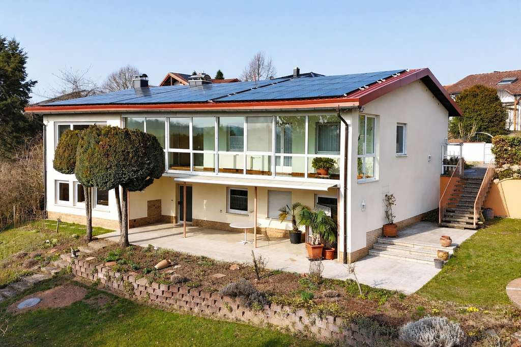 Immobilie in Hüttenberg - Sonnenverwöhntes Wohnen mit großzügigem Raumgefühl & Weitblick - Bild 0