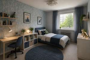 "Komfortable 4,5-Zimmer-Obergeschoßwohnung in naturnaher Lage von Stuttgart-Hoffeld" – Die vollständige Adresse der Immobilie erhältst du vom Anbieter., 70597 Hoffeld, Stuttgart – Vorschaubild 6