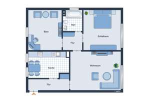 Herrlicher Ausblick! Helle 3-Zimmer-Wohnung am Oberhauser Bahnhof – Die vollständige Adresse der Immobilie erhältst du vom Anbieter., 86154 Oberhausen-Süd, Augsburg – Vorschaubild 8