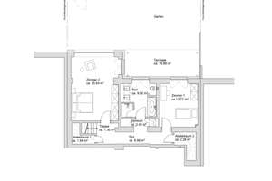 Df.-Oberkassel: Attraktive 4 1/2 - Raum-Wohnung mit Gartenterrasse und Garage – Die vollständige Adresse der Immobilie erhältst du vom Anbieter., 40545 Oberkassel, Düsseldorf – Vorschaubild 13