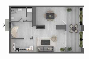 Loftartige Maisonettewohnung mit Dachterrasse – Die vollständige Adresse der Immobilie erhältst du vom Anbieter., 28211 Gete, Bremen – Vorschaubild 21
