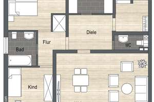 Energetisch sanierte 3 Zi.-Whg. mit sonnigem Balkon in direkter, ruhiger Ortskernlage von Angermund – Die vollständige Adresse der Immobilie erhältst du vom Anbieter., 40486 Angermund, Düsseldorf – Vorschaubild 24