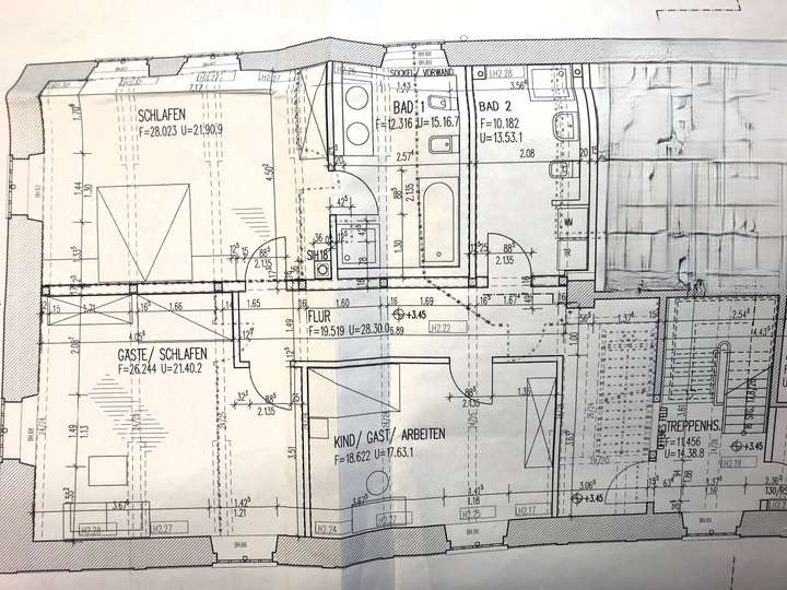 Grundriss OG Kavalierhaus