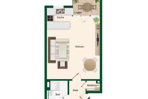 Schicke, neuwertige 2-Zimmer-Wohnung mit Balkon, Schreinerküche und TG-Stellplatz in Kessenich – Eduard-Otto-Straße 61, 53129 Kessenich, Bonn – Vorschaubild 20
