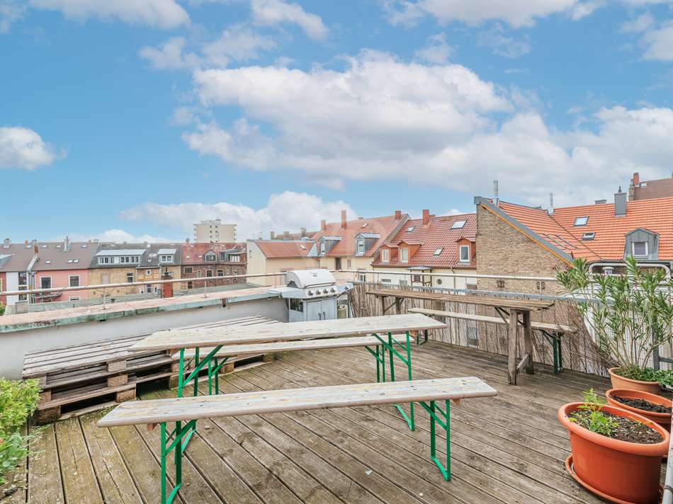 Terrasse Wohnung 4 OG