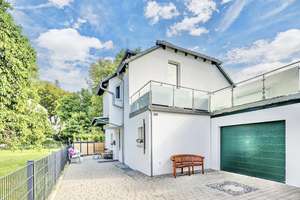 Architekten-Haus in idyllischer A1-Mikrolage, Raumwunder, 300m Luftlinie zur Isar, 8km v. Zentrum!  – Isaraustraße 16a, 85774 Unterföhring – Vorschaubild 2