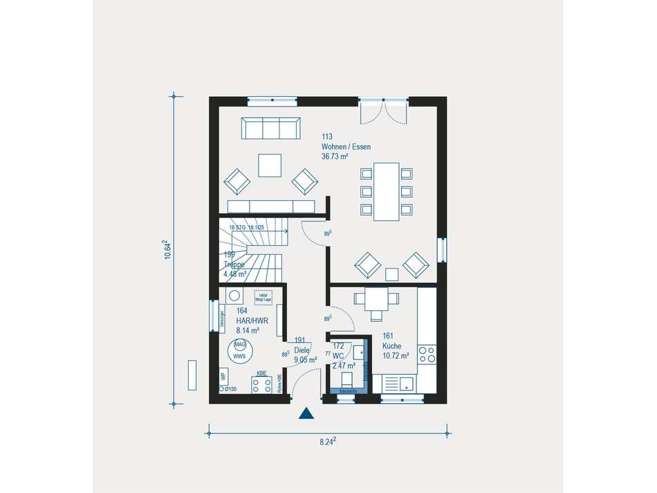 Modernes Einfamilienhaus