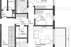 Gehobene, moderne 3-Zimmer-Wohnung mit Balkon, Einbauküche und Kellerersatzraum in Regensburg – Posener Strasse 77, 93057 Konradsiedlung-Wutzlhofen, Regensburg – Vorschaubild 2