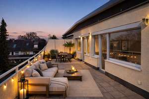 FREI! 2-Zimmer Dachterrassentraum in Trudering inkl. 30 QM großem Hobbyraum + extra Keller