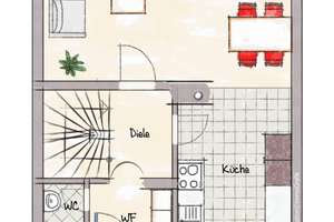 Reihenmittelhaus in ER-Eltersdorf...Wohnen mit Garten am Stadtrand – Die vollständige Adresse der Immobilie erhältst du vom Anbieter., 91058 Eltersdorf, Erlangen – Vorschaubild 3