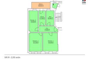 Helle 3-Zimmer Wohnung mit Balkon in der Gorkistr. – 4347 Schönefeld-Abtnaundorf, Leipzig – Vorschaubild 13