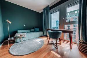 WIN WIN - Möblierte 3-Zimmer Wohnung in direkter Wasserlage im Medienhafen! – Speditionstraße 8, 40221 Hafen, Düsseldorf – Vorschaubild 11