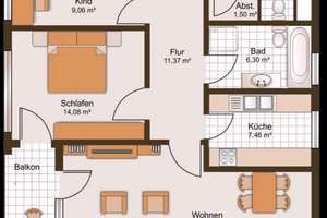 Traumhafte 3-Zimmer Wohnung in Top-Lage von Heilbronn Ost – 74074 Heilbronn, Heilbronn – Vorschaubild 12