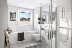 Finaler Bauabschnitt! 8 DHH! Modern.Pure.Easy wohnen auf ca. 133,5 m² + 54 m² Vollkeller! – Brombeerweg 1a, 24558 Segeberg (Kreis) – Vorschaubild 6