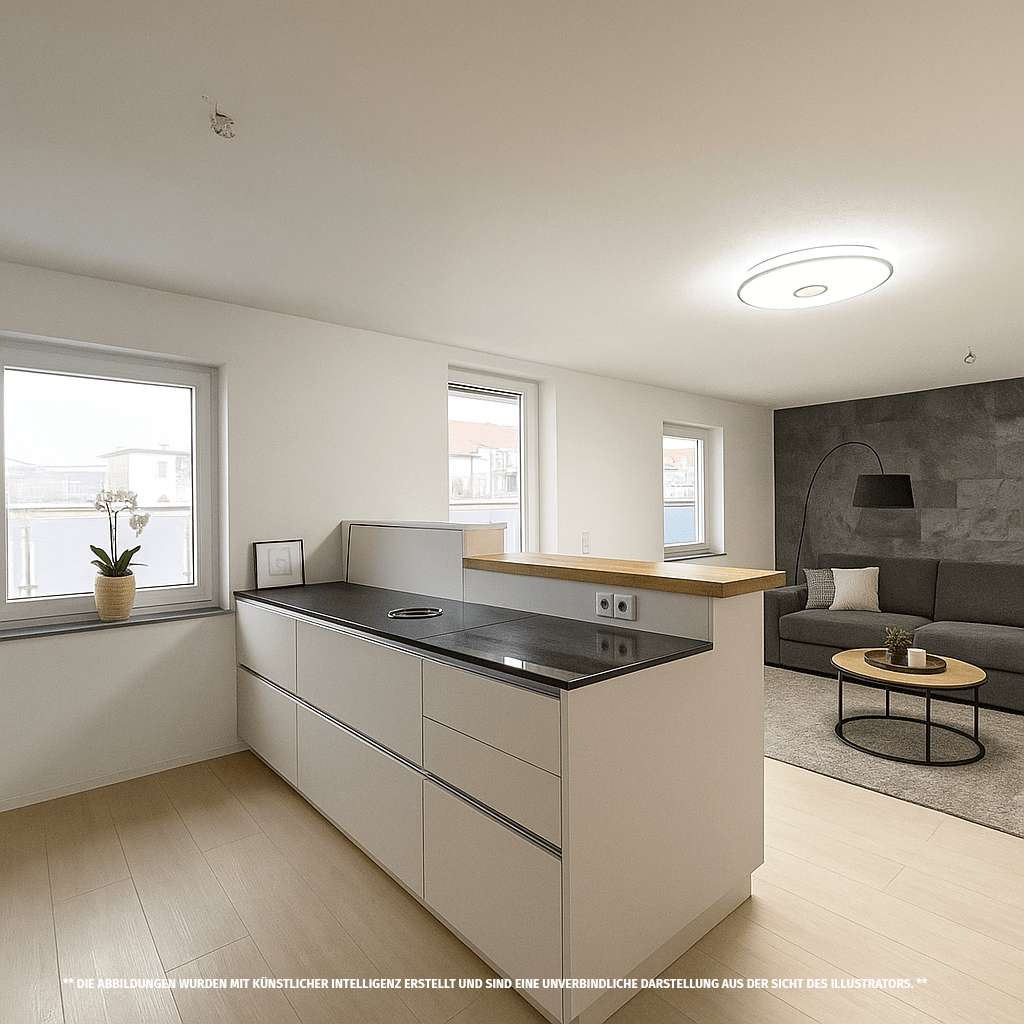 Immobilie in Traunreut - Elegante & moderne 3-Zimmer-Wohnung mit großzügigem Balkon in Traunreut - Bild 4