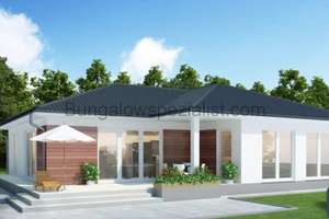 Familienbungalow 140 qm / 4 Zi / Hiddenhausen  Einbauküche / 2 Bäder / PV- Anlage / W – Die vollständige Adresse der Immobilie erhältst du vom Anbieter., 32120 Hiddenhausen – Vorschaubild 1