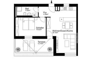 Dachterrasse. Weil Balkon zu wenig wäre. – Die vollständige Adresse der Immobilie erhältst du vom Anbieter., 22143 Rahlstedt, Hamburg – Vorschaubild 11