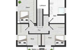 „Modernes Einfamilienhaus mit Einliegerwohnung, Galerie & Doppelgarage in ruhiger Sackgassenlage“ – Die vollständige Adresse der Immobilie erhältst du vom Anbieter., 89346 Bibertal – Vorschaubild 58