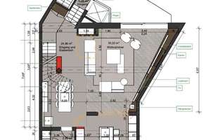 Penthouse an den Ringen - Erstbezug nach Kernsanierung - edel - Aufzug - 2 Dachterrassen – Limburger Straße 13, 50672 Neustadt/Nord, Köln – Vorschaubild 19