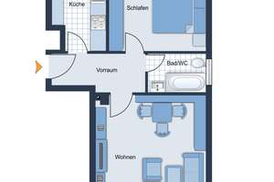 Jetzt Vermieter werden: 
2-Zimmer-Kapitalanlage in Cannstatt – 70372 Kurpark, Stuttgart – Vorschaubild 11