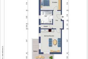 Tolle Zweizimmerwohnung im 1. OG, Balkon, Aufzug, Garage – Spreewaldallee 1, 15711 Dahme-Spreewald (Kreis) – Vorschaubild 9