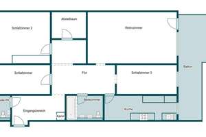 Urban Wohnen in zentraler Lage: 4 Zi-WHG mit großen Balkon und TG-Stellplatz  – Die vollständige Adresse der Immobilie erhältst du vom Anbieter., 72764 Reutlingen-Mitte, Reutlingen – Vorschaubild 11