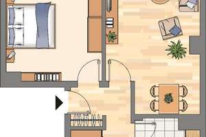2-Zimmer-Wohnung in Dortmund Wickede für sofort!!!!!! – Rabboltstraße 8, 44319 Wickede, Dortmund – Vorschaubild 3