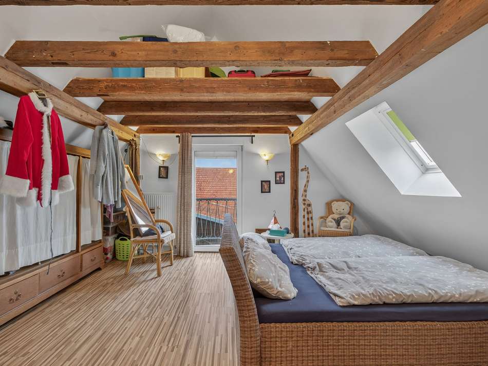 Schlazimmer Dachgeschoss
