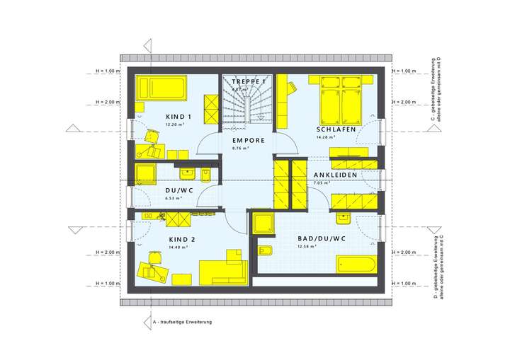 Grundriss Dachgeschoss