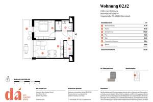 Ideal für Singles & Paare: 2-Zimmer-Wohnung mit Balkon – Die vollständige Adresse der Immobilie erhältst du vom Anbieter., 64283 Mitte, Darmstadt – Vorschaubild 4