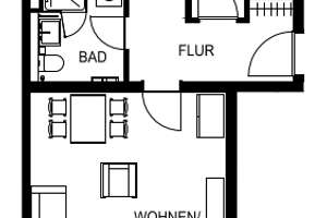 Große 2-Zimmer-Wohnung mit sonnigem Balkon – 14469 Bornstedt, Potsdam – Vorschaubild 9
