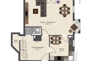 Maisonette mit Charakter in der Augsburger Altstadt - Urban im Herzen der Stadt wohnen – Die vollständige Adresse der Immobilie erhältst du vom Anbieter., 86150 Lechviertel, östl. Ulrichsviertel, Augsburg – Vorschaubild 13