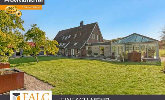 Exklusiver Pferdehof in idyllischer Alleinlage: Großflächiges Anwesen im Grünen von Nottuln!