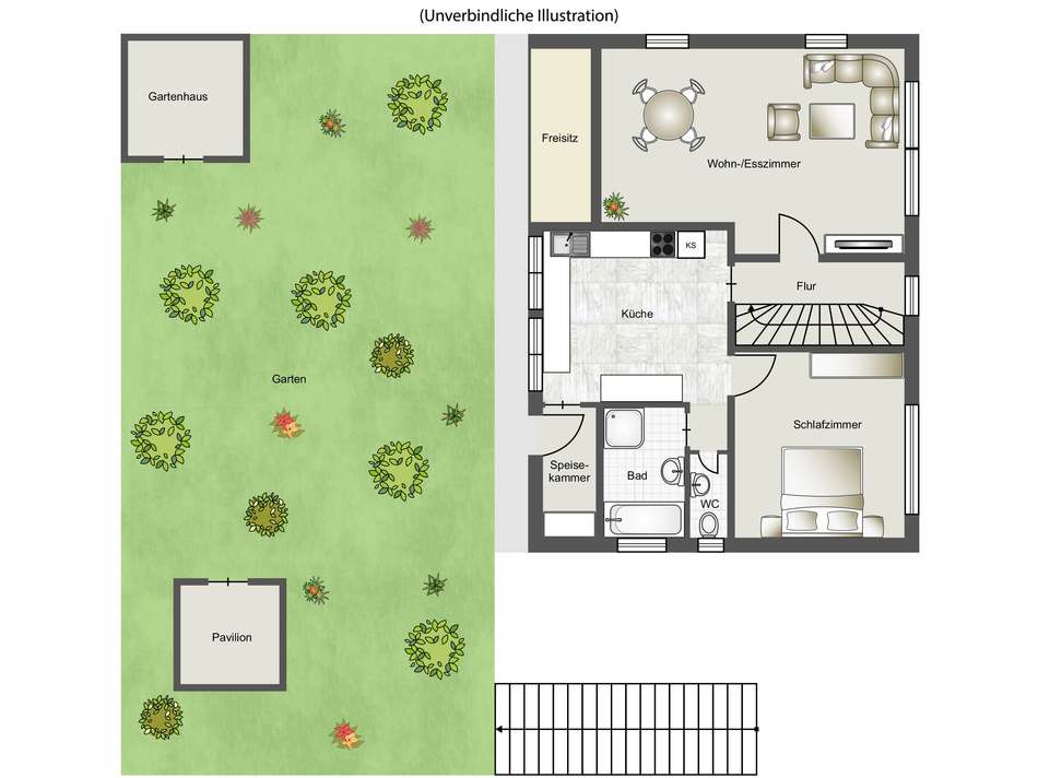 Grundriss Ober-/ Erdgeschoss