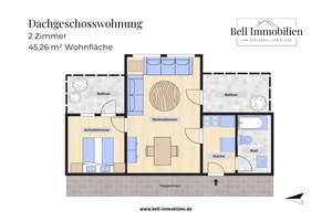 2-Zimmer Wohnung mit Tiefgarage – Die vollständige Adresse der Immobilie erhältst du vom Anbieter., 76189 Oberreut, Karlsruhe – Vorschaubild 12