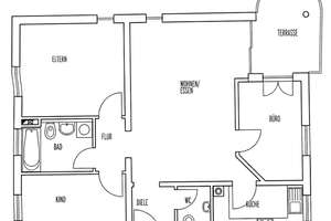 4-Zimmer-Wohnung mit Terrasse, Garten & Carport – Wohnen mit Hausgefühl in Pforzheim – Hermann-Stöhr-Straße 5, 75179 Nordstadt, Pforzheim – Vorschaubild 6