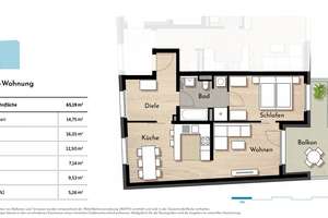 MIT BALKON ZUR RUHIGEN SÜDSEITE – Die vollständige Adresse der Immobilie erhältst du vom Anbieter., 1159 Löbtau-Süd, Dresden – Vorschaubild 2