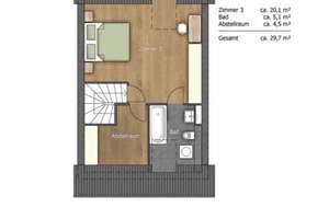 5 Zimmer Reihenmittelhaus, Neubau, kleine Terrasse alles zur Miete – Gerberstrasse 55c, 38448 Brackstedt, Wolfsburg – Vorschaubild 15